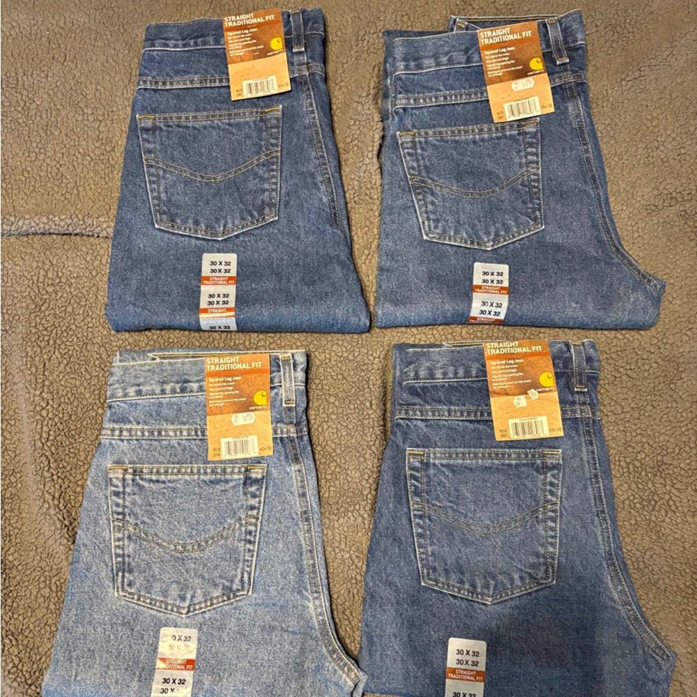 Carhartt Men's Relaxed Fit Blue Jeans